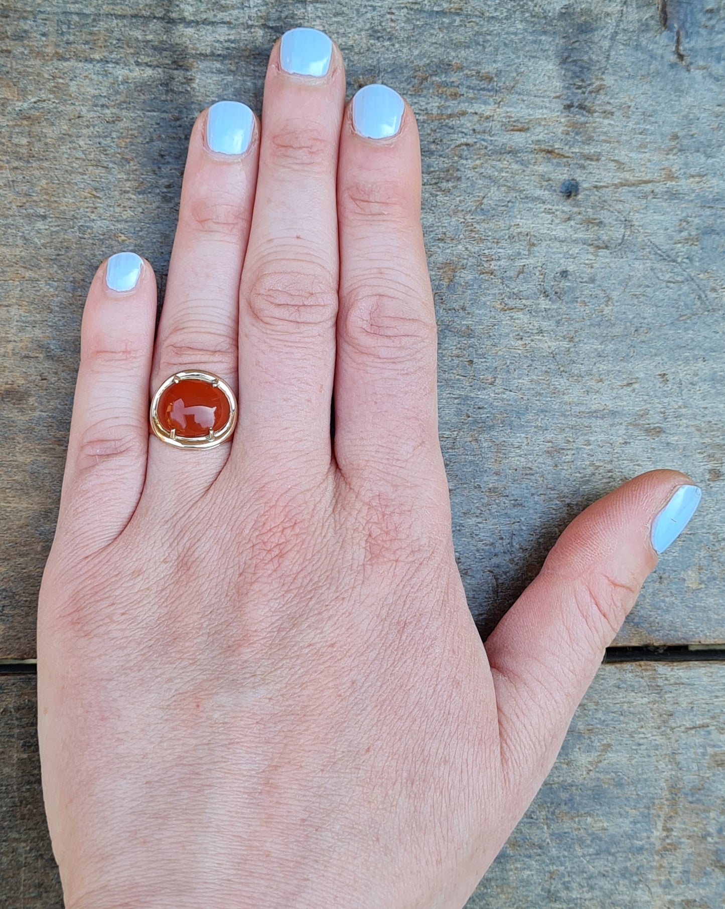 Antique 1797 Georgian Solid 18ct 18k Gold Carnelian Mourning Signet Ring Size M 4g