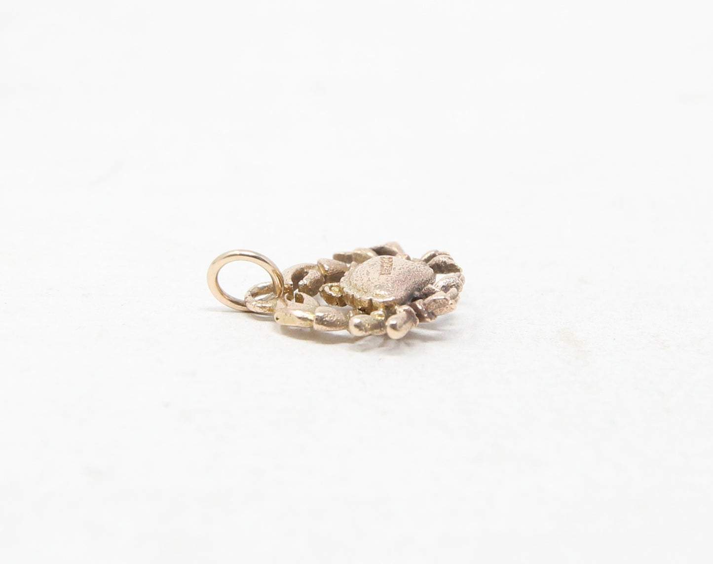 Vintage 1959 English Hallmarked Solid 9ct 9k Gold Crab Cancer Zodiac Pendant