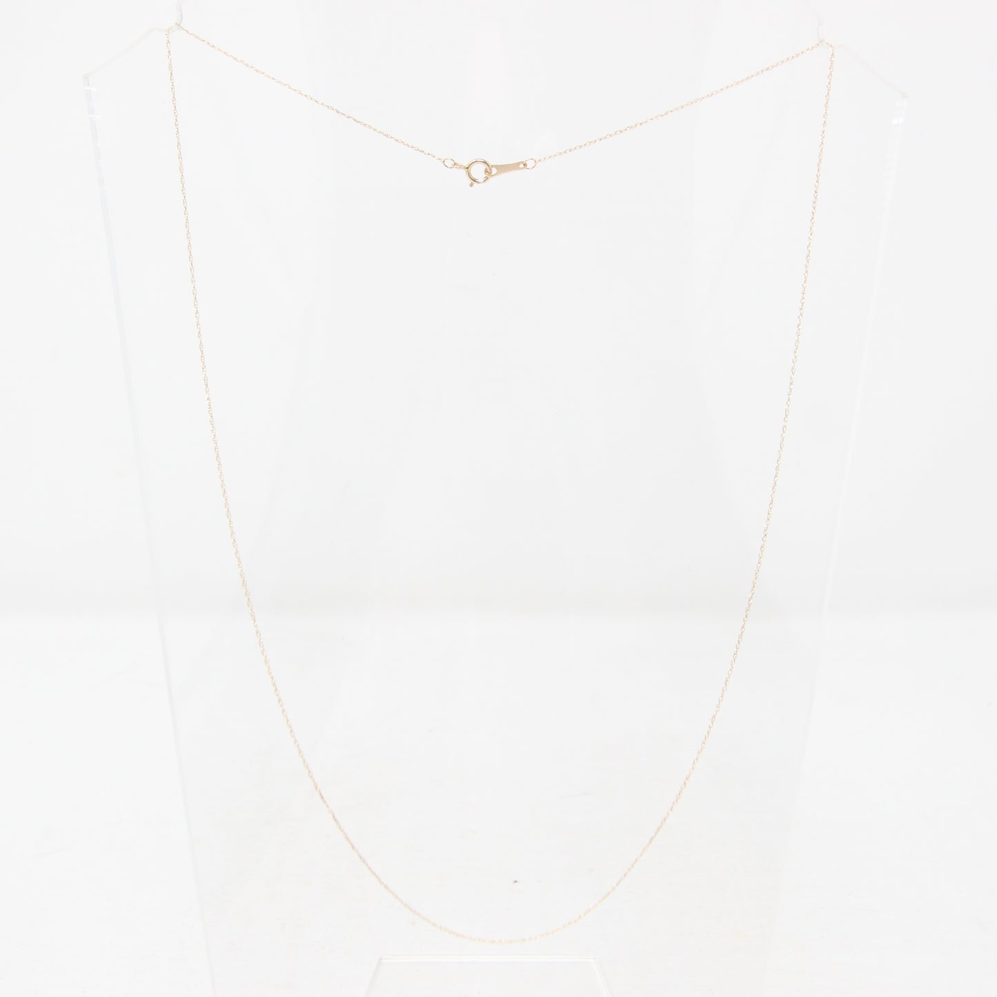 Vintage Hallmarked Solid 14ct 14k Gold Rope Trace Chain Necklace 19.5''