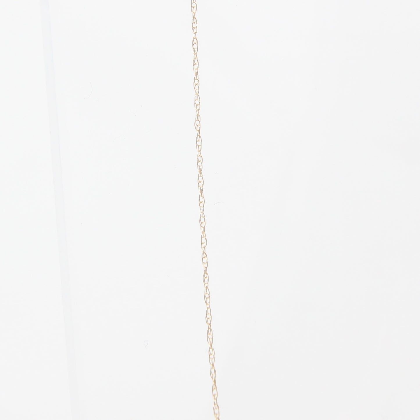 Vintage Hallmarked Solid 14ct 14k Gold Rope Trace Chain Necklace 19.5''