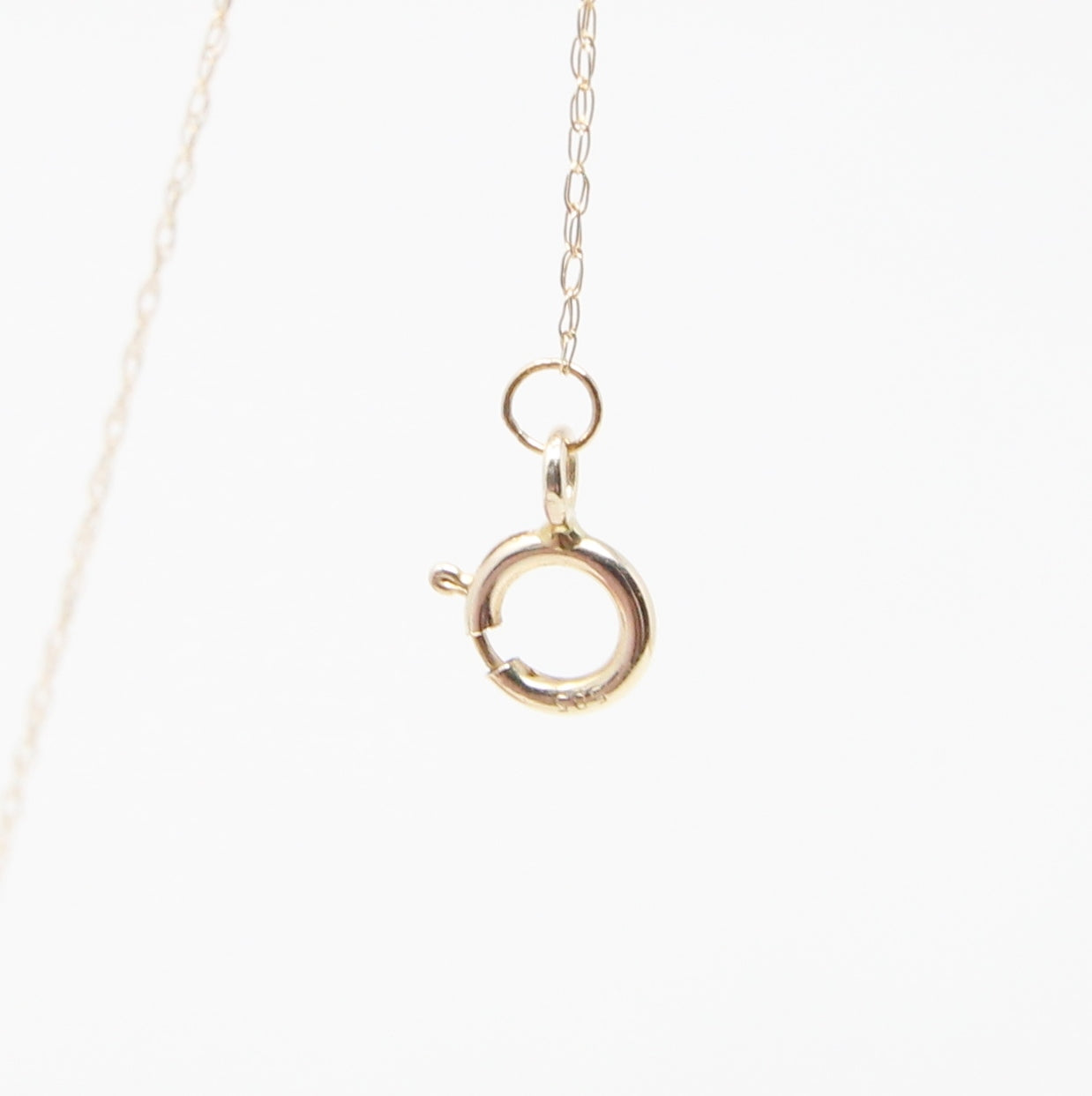 Vintage Hallmarked Solid 14ct 14k Gold Rope Trace Chain Necklace 19.5''