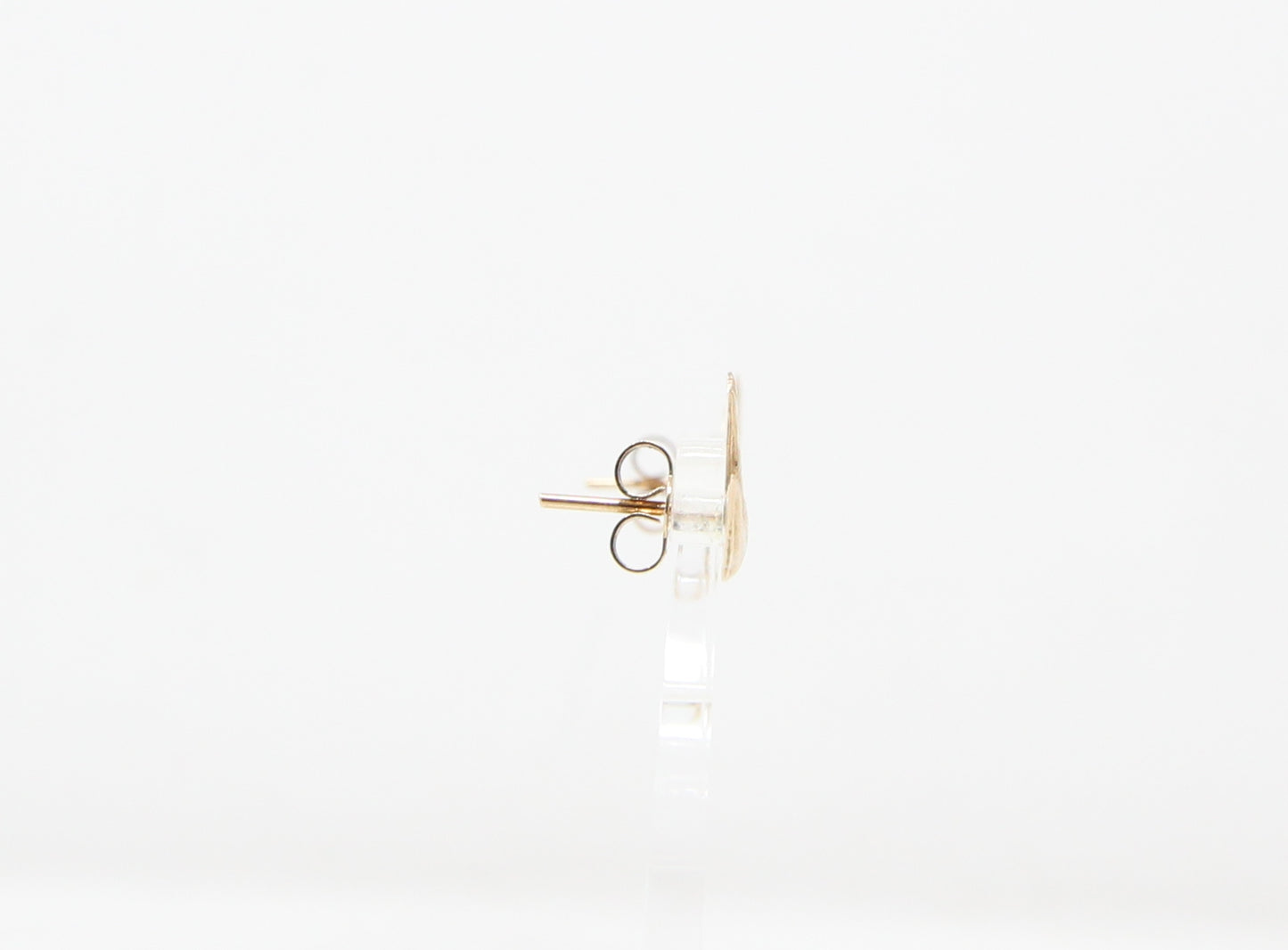 Vintage 1963 Hallmarked Solid 9ct 9k Gold Swallow Bird Stud Earrings