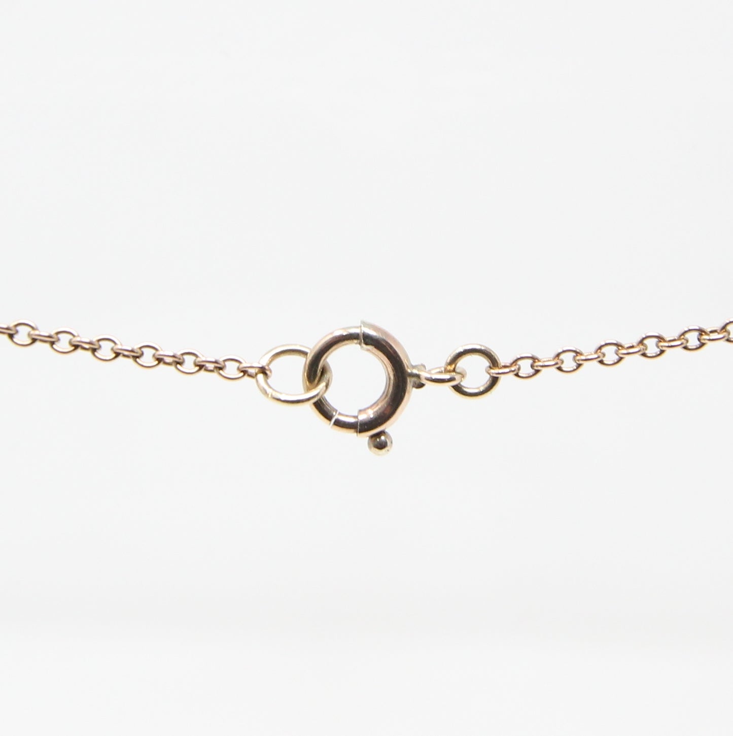 Early Vintage Hallmarked Solid 9ct 9k Gold Cable Belcher Chain Necklace 18.5''