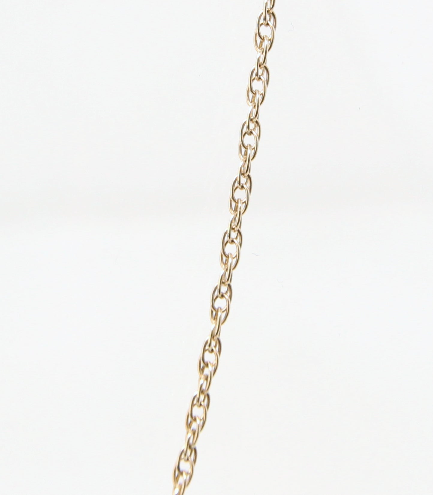 Vintage 1985 Hallmarked Solid 9ct 9k Gold Loose Rope Chain Necklace 16''