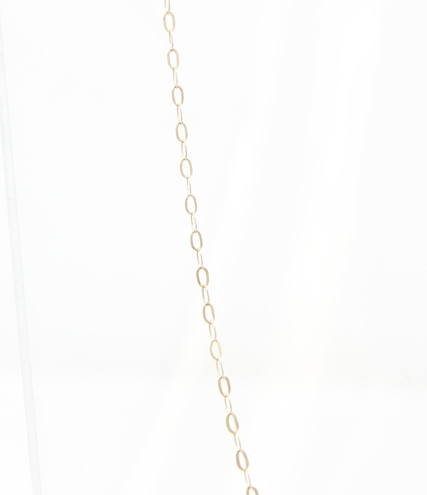 Vintage Hallmarked Solid 9ct 9k Gold Trace Belcher Chain Necklace 16''