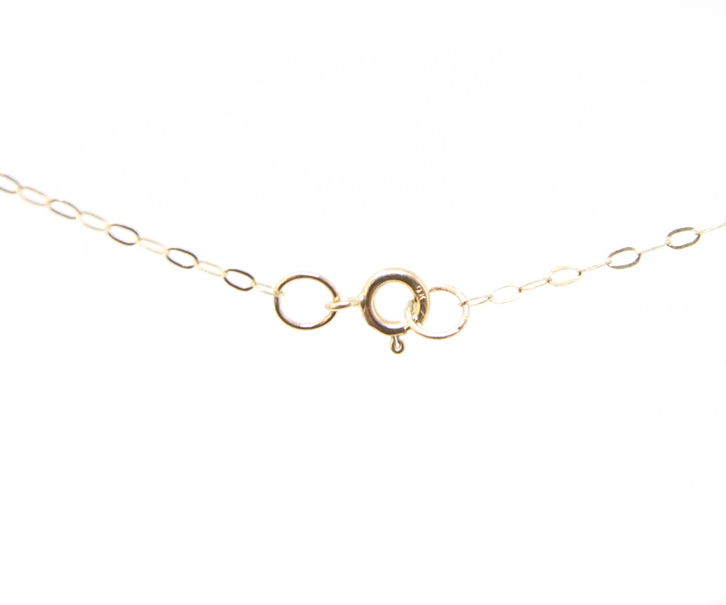 Vintage Hallmarked Solid 9ct 9k Gold Trace Belcher Chain Necklace 16''