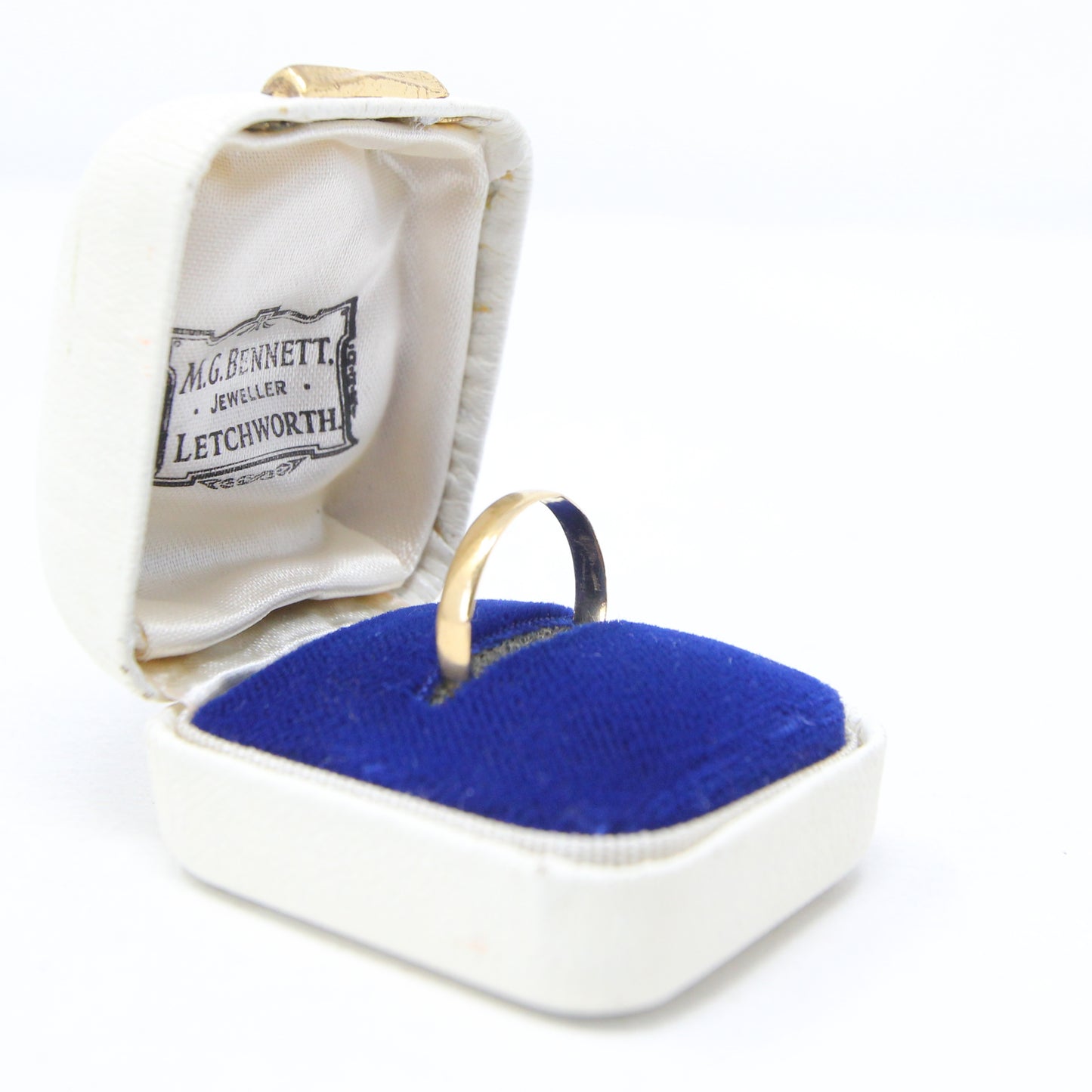 Antique Victorian 1881 Hallmarked Solid 22ct 22k Gold Wedding Stacker Band Ring Size M