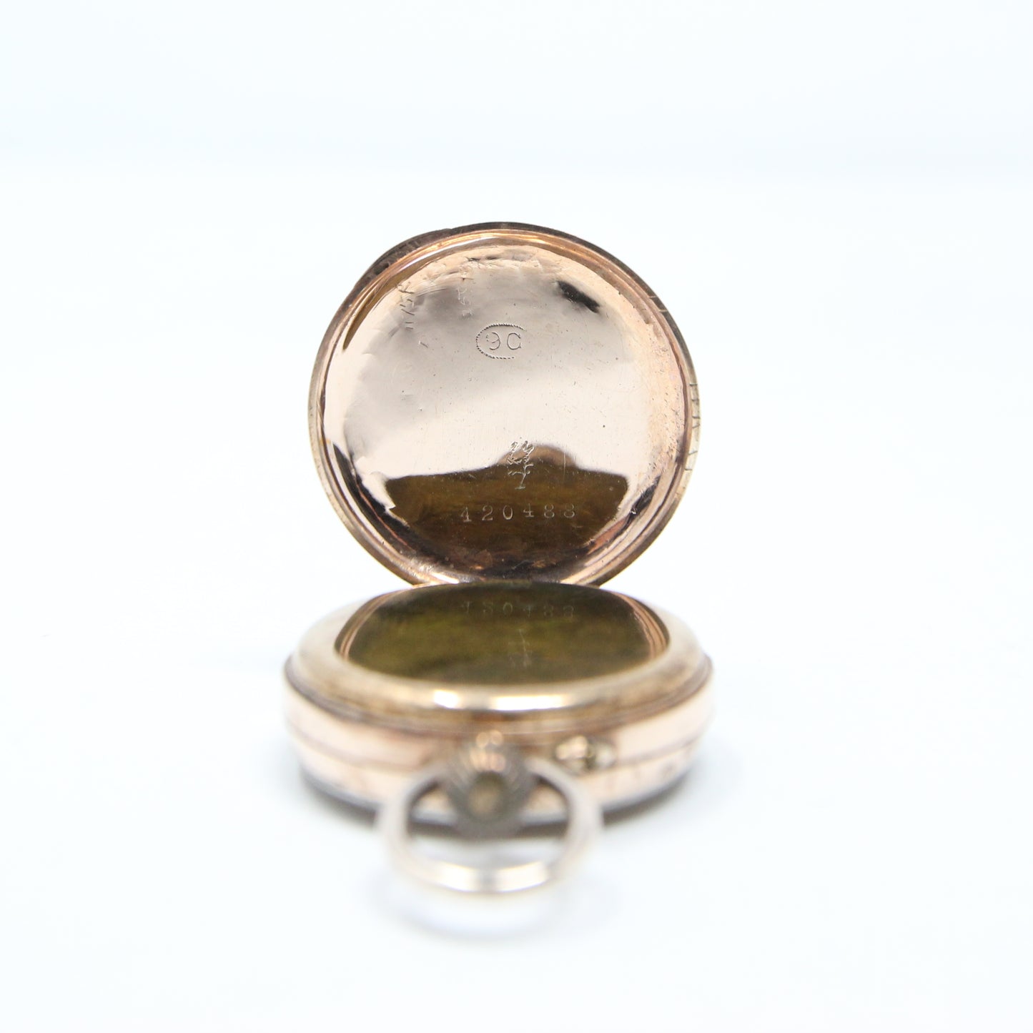 Antique Victorian Hallmarked 9ct 9k Gold Ladies Swiss Pocket Watch Pendant