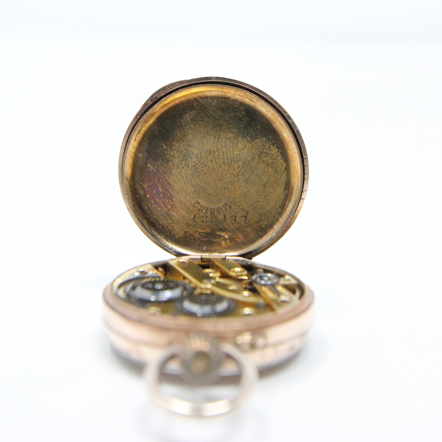 Antique Victorian Hallmarked 9ct 9k Gold Ladies Swiss Pocket Watch Pendant