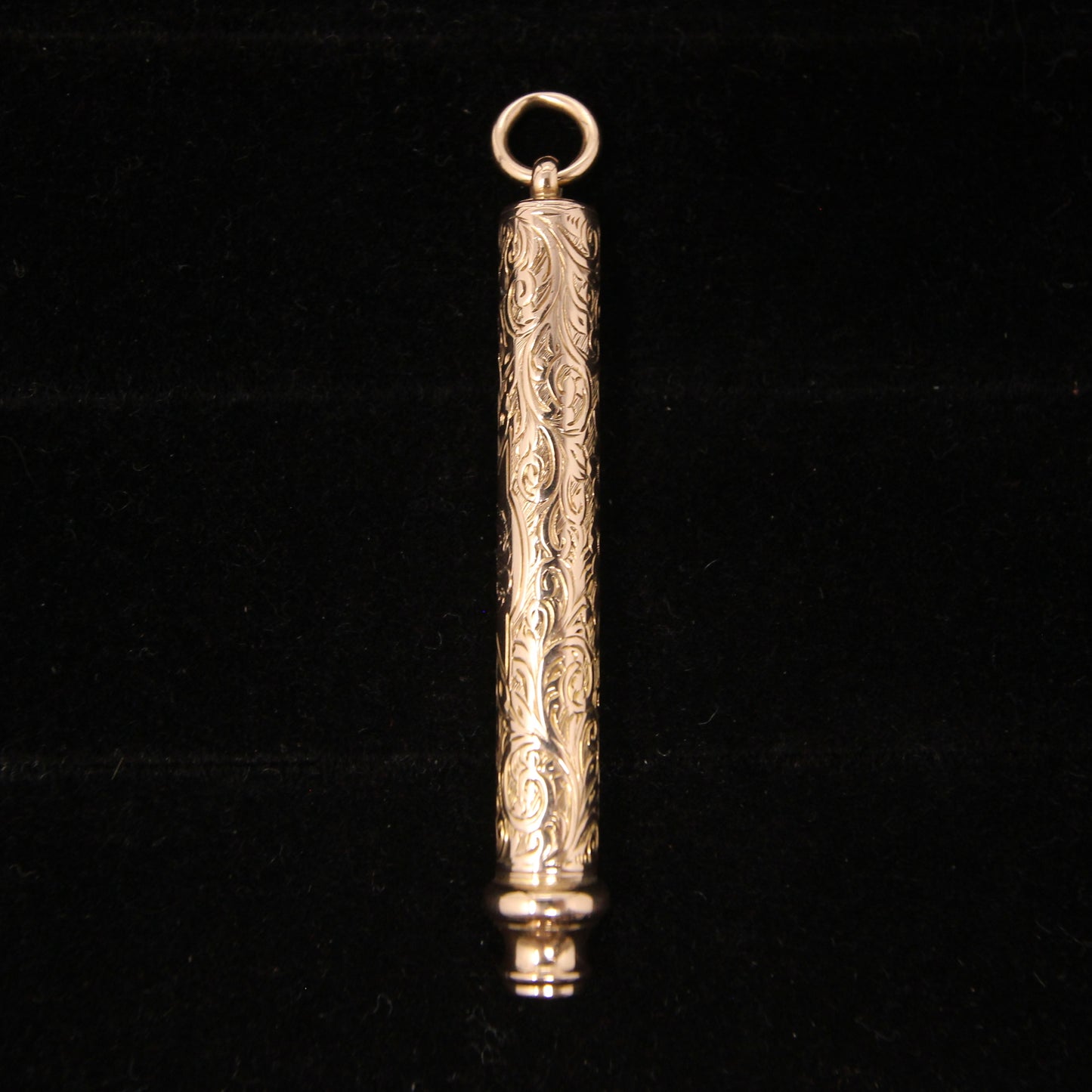 Antique Victorian Solid 9ct 9k Rose Gold Propelling pencil Pendant for Necklace Chain