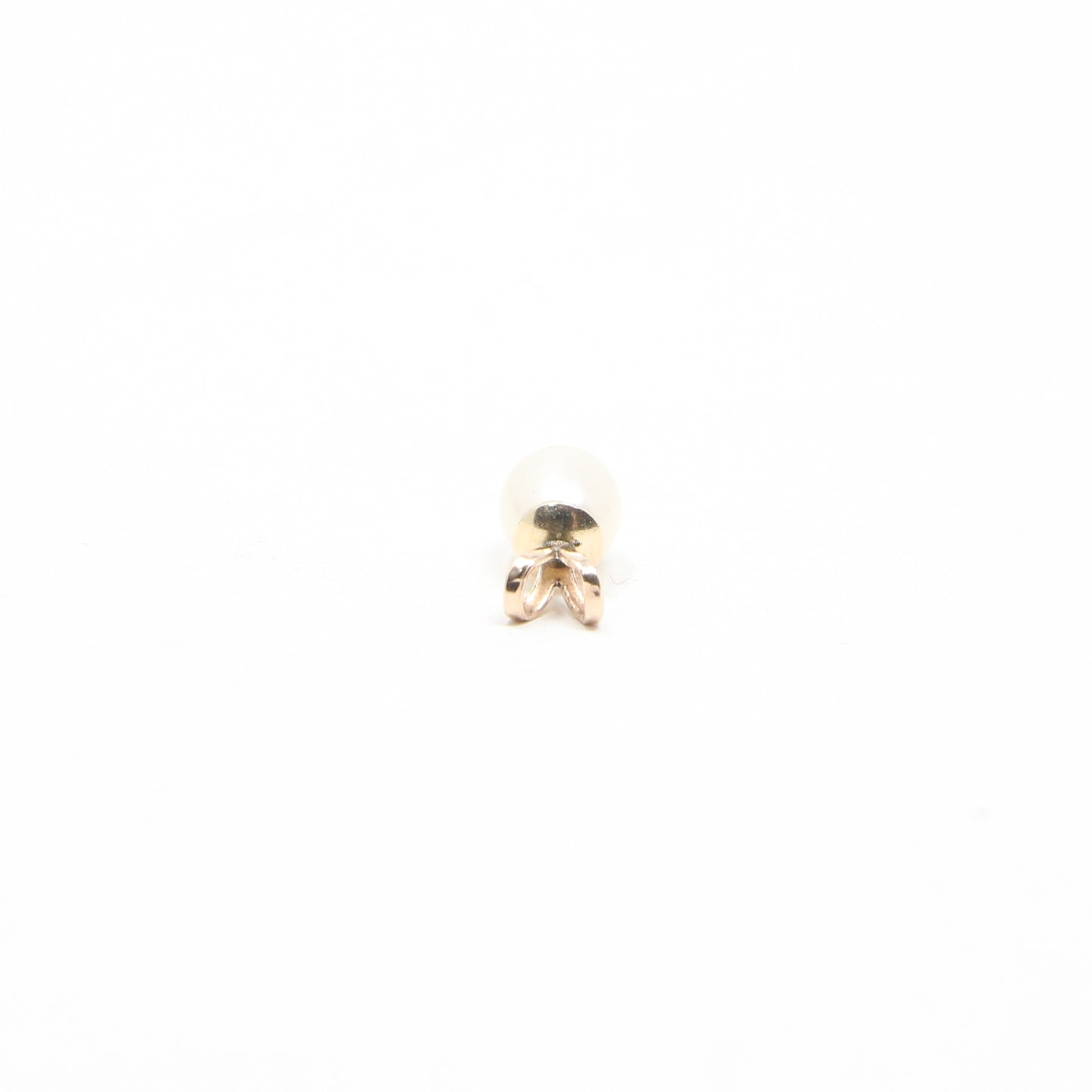 Vintage Solid 9ct Gold Pear Shape Pear Shape Natural Cultured Pearl Pendant