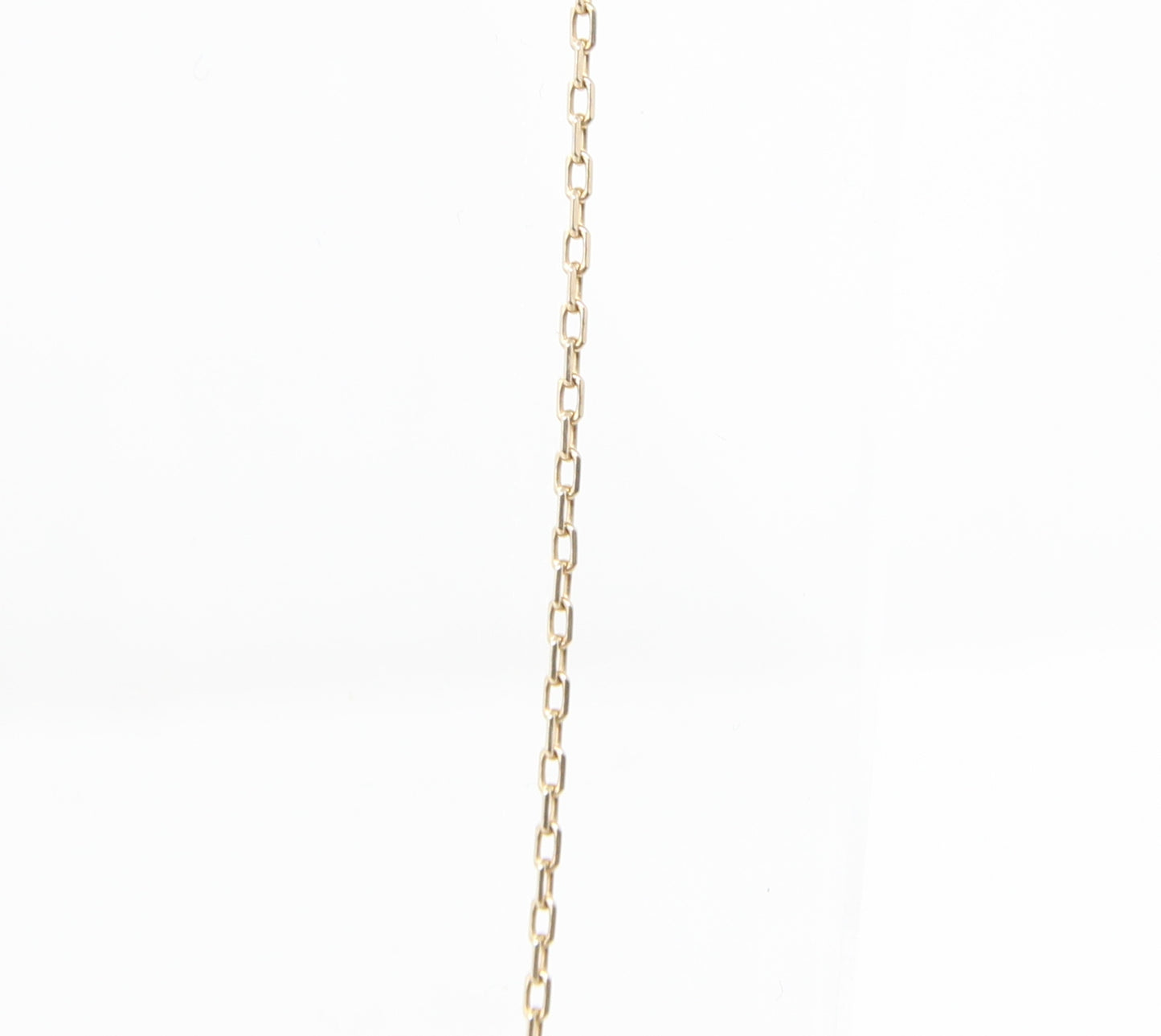 Vintage 1980's Hallmarked Solid 9ct 9k Gold Cable Belcher Chain Necklace 21.25''