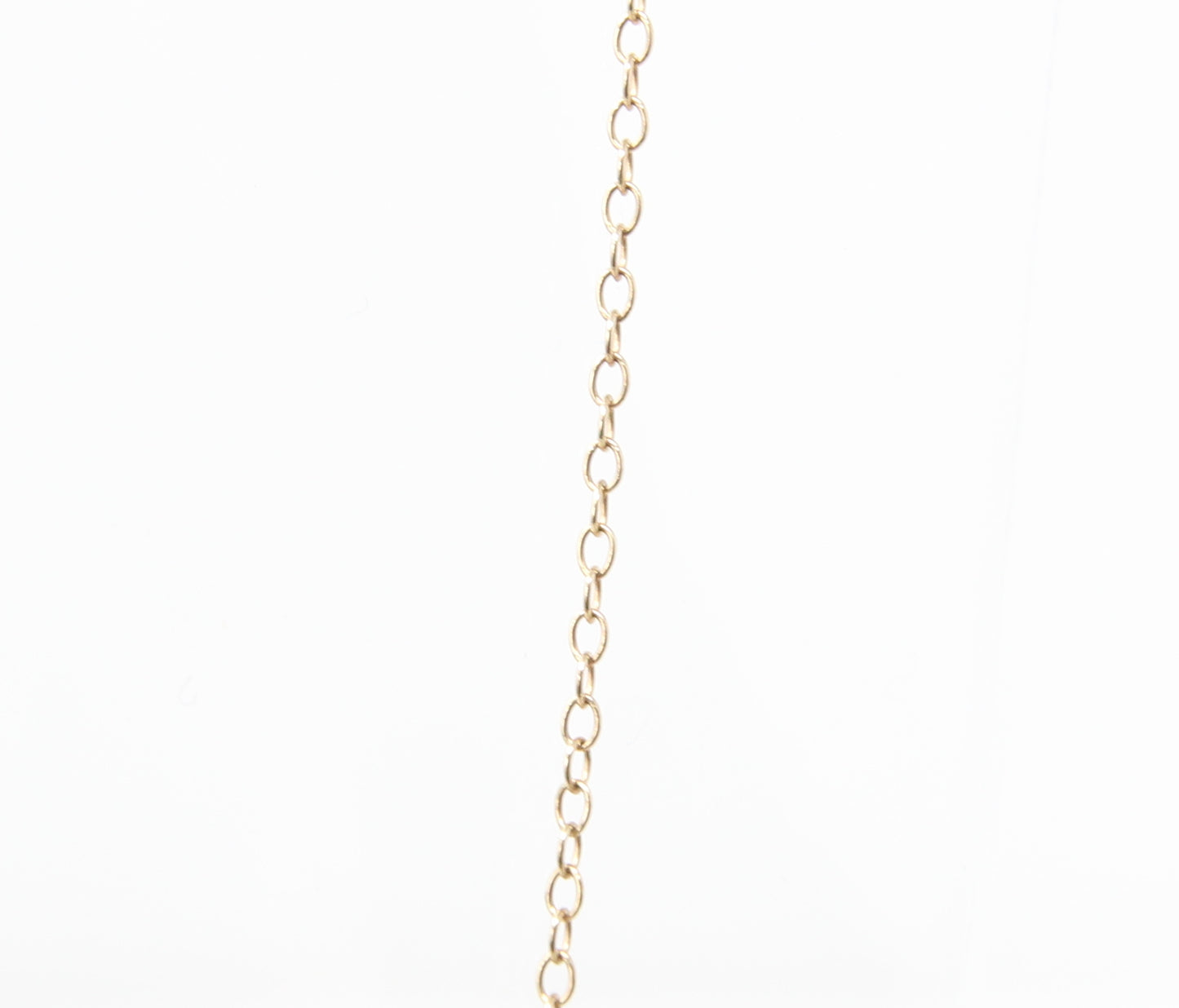Vintage 1980's Hallmarked Solid 9ct 9k Gold Cable Chain Necklace 18.5''