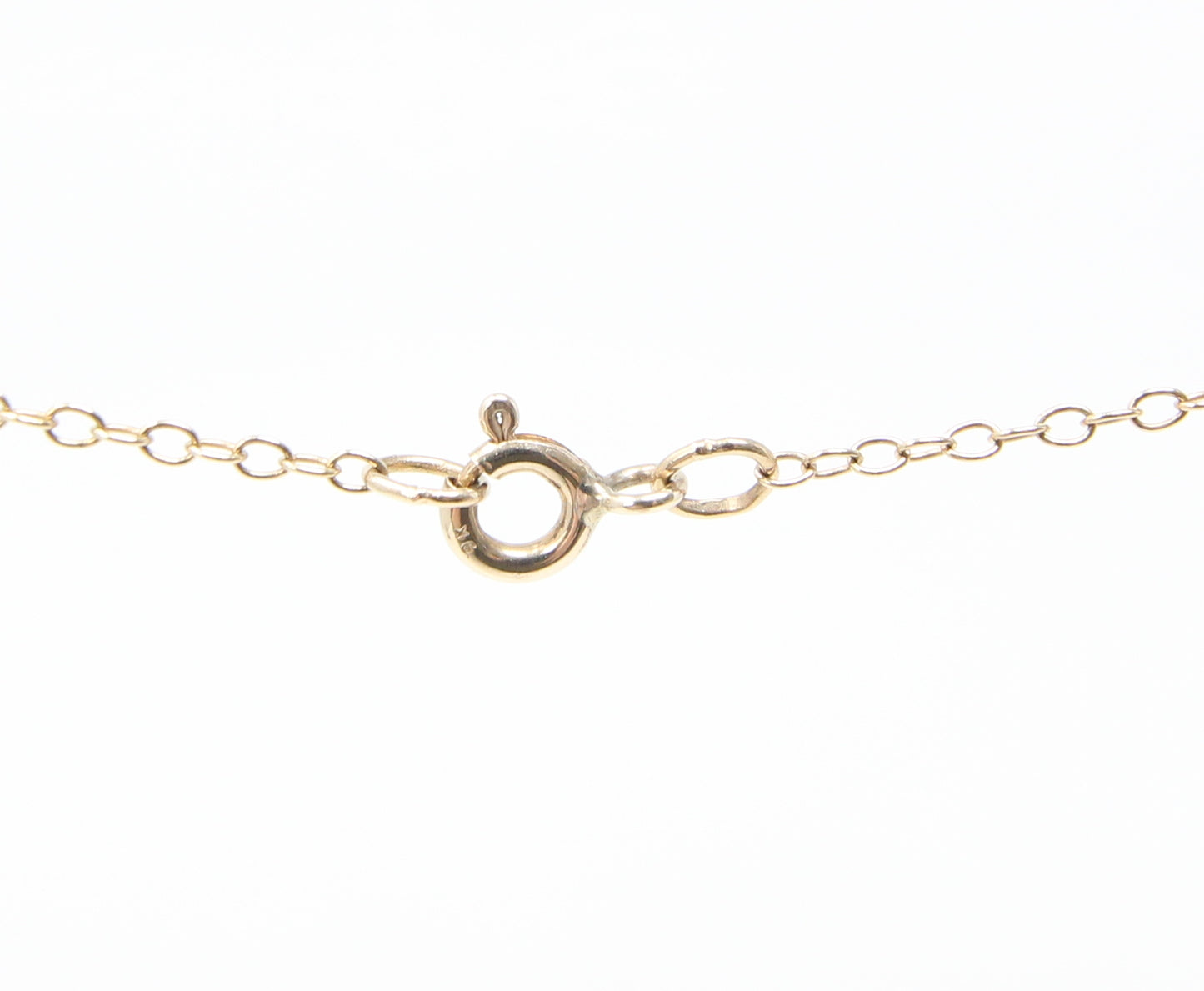 Vintage 1980's Hallmarked Solid 9ct 9k Gold Cable Chain Necklace 18.5''
