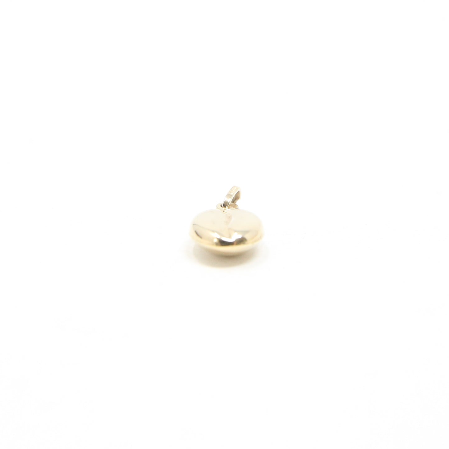 Vintage 1980's Hallmarked Solid 9ct 9k Gold Coffee Bean Pendant
