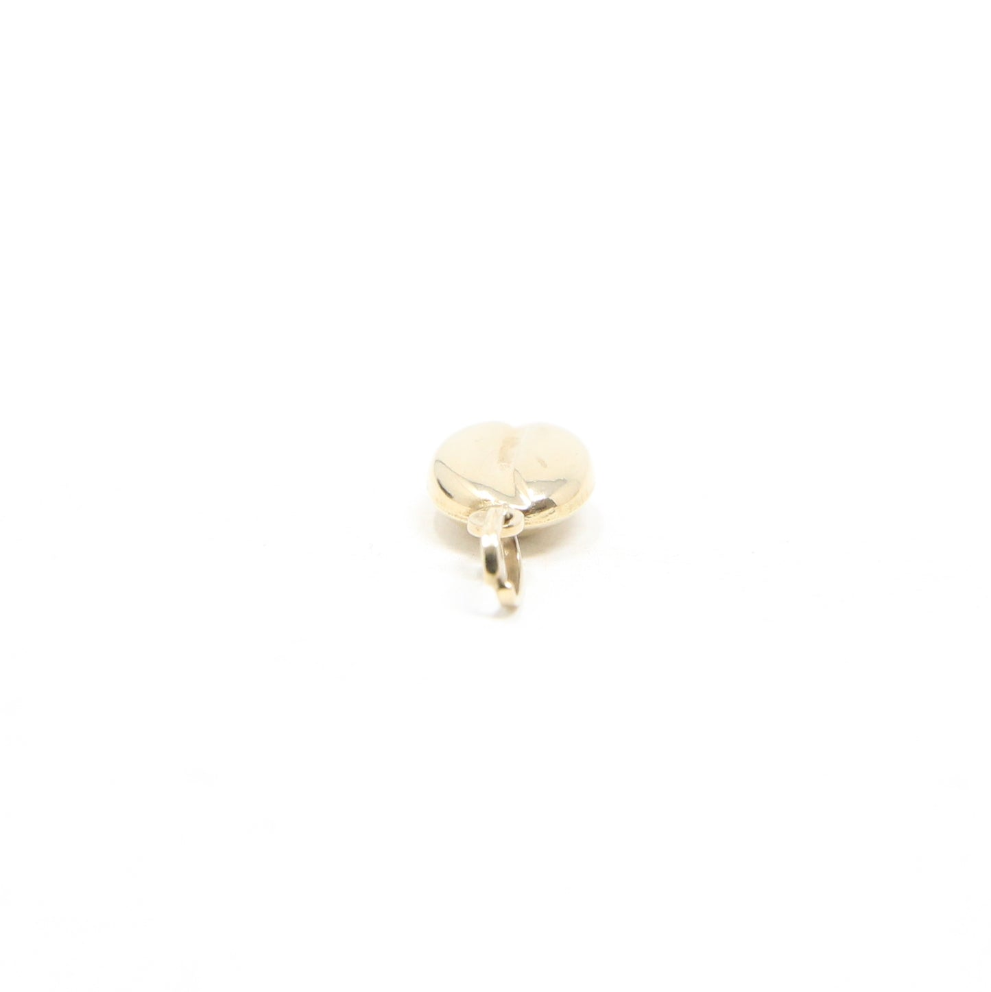 Vintage 1980's Hallmarked Solid 9ct 9k Gold Coffee Bean Pendant