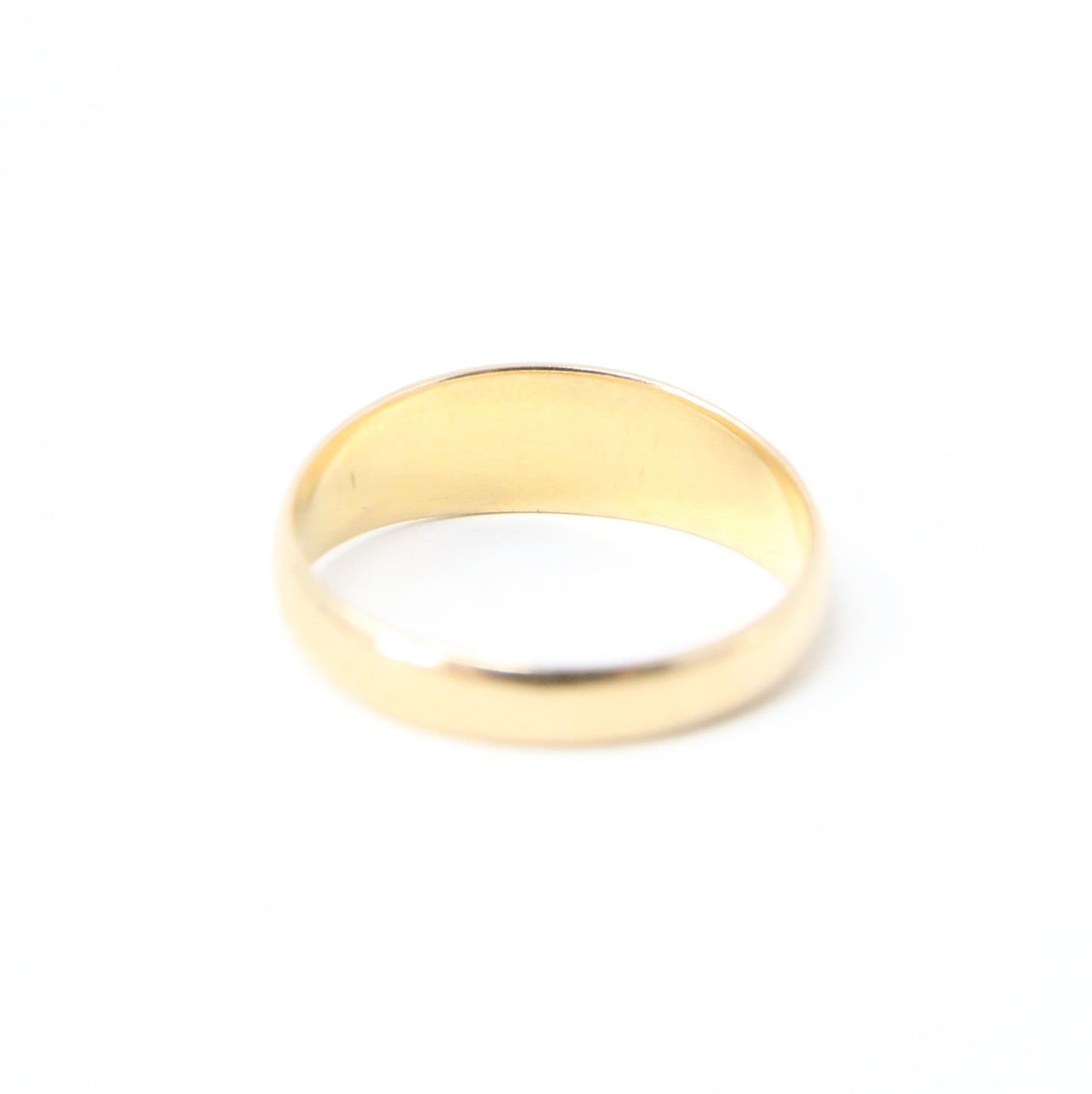 Antique 1910 Chester Hallmarked Solid 18ct 18k Gold Seed Pearl Gypsy Boat Ring Size Q