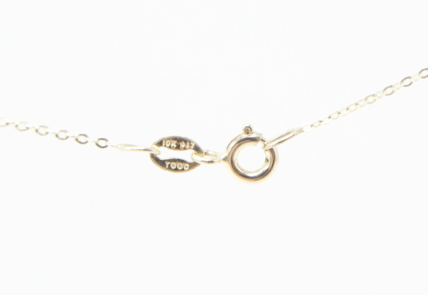 Vintage Hallmarked Solid 10ct 10k 9ct Gold Fine Cable Trace Chain Necklace 18''