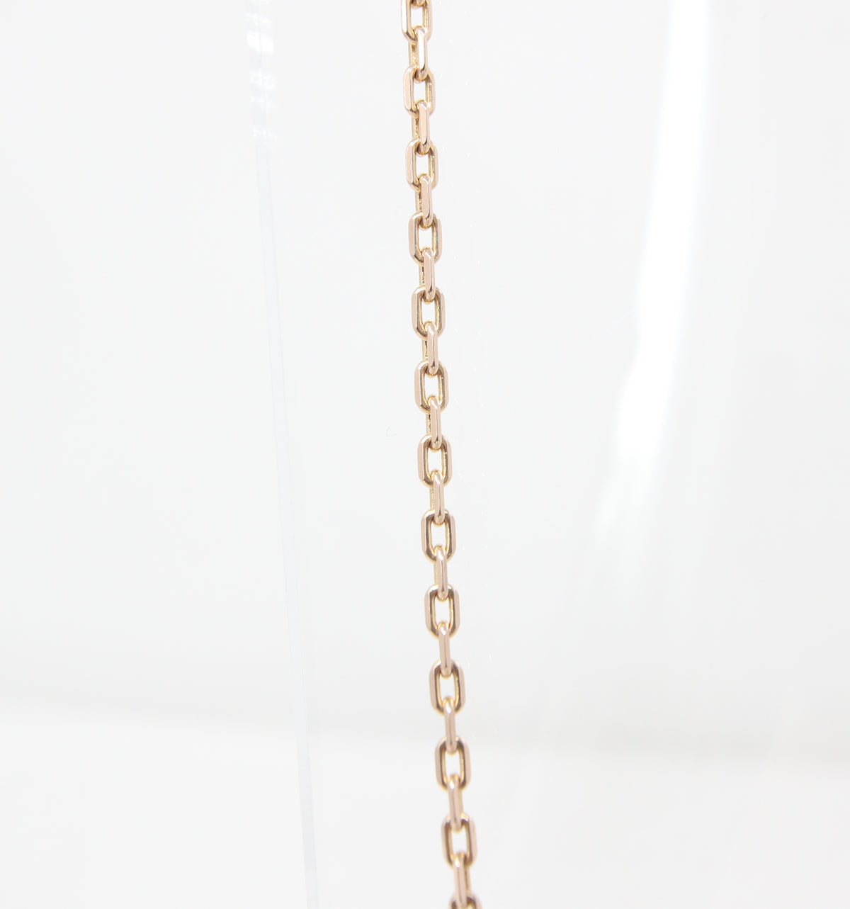 Vintage Italy Hallmarked Solid 9ct 9k Gold Cable Biker Belcher Chain Necklace 20.25''